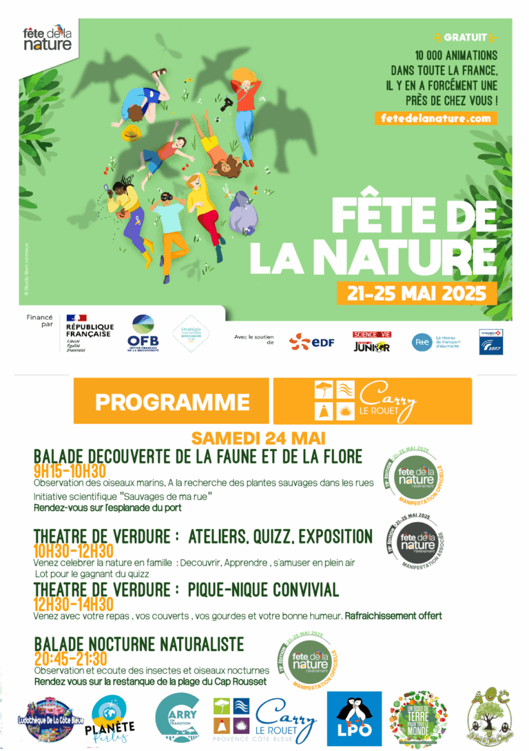 FÊTE de la NATURE à CARRY le 24 mai